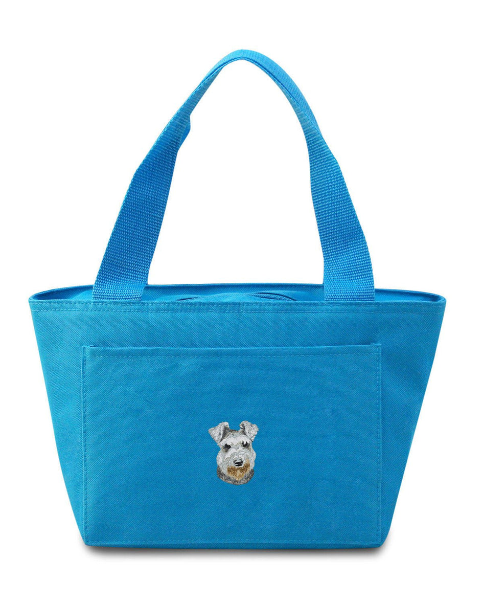 Miniature Schnauzer Embroidered Insulated Lunch Tote