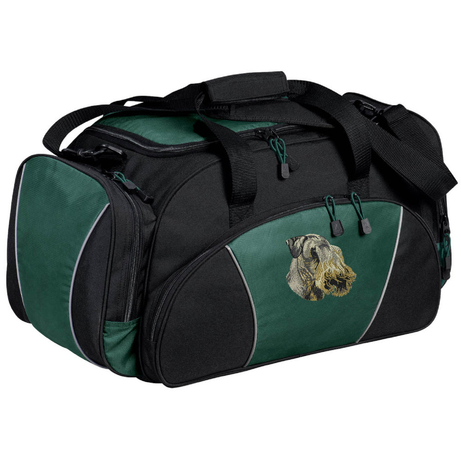 Cesky Terrier Embroidered Duffel Bags