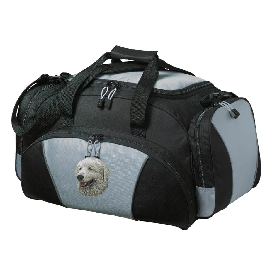 Kuvasz Embroidered Duffel Bags