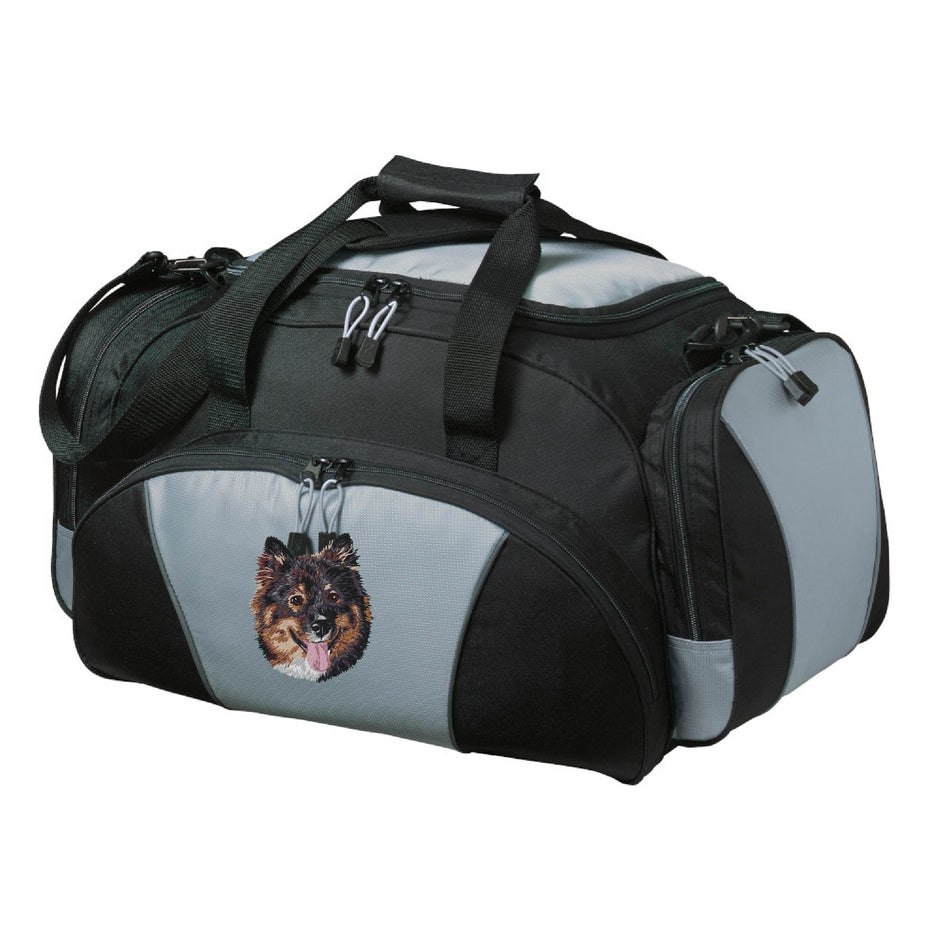 Finnish Lapphund Embroidered Duffel Bags