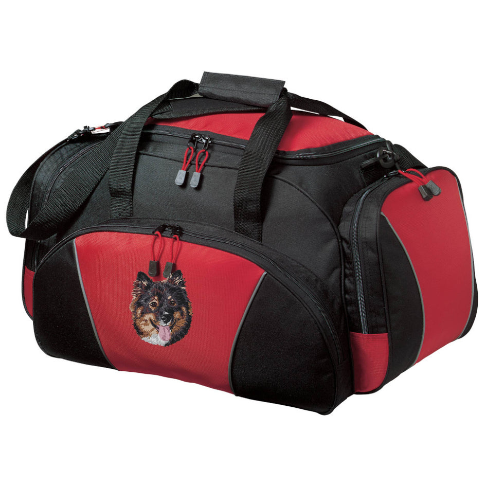 Finnish Lapphund Embroidered Duffel Bags