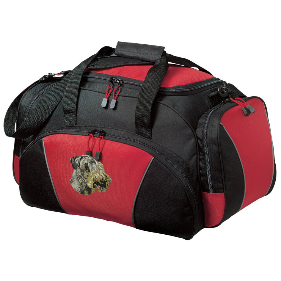 Cesky Terrier Embroidered Duffel Bags