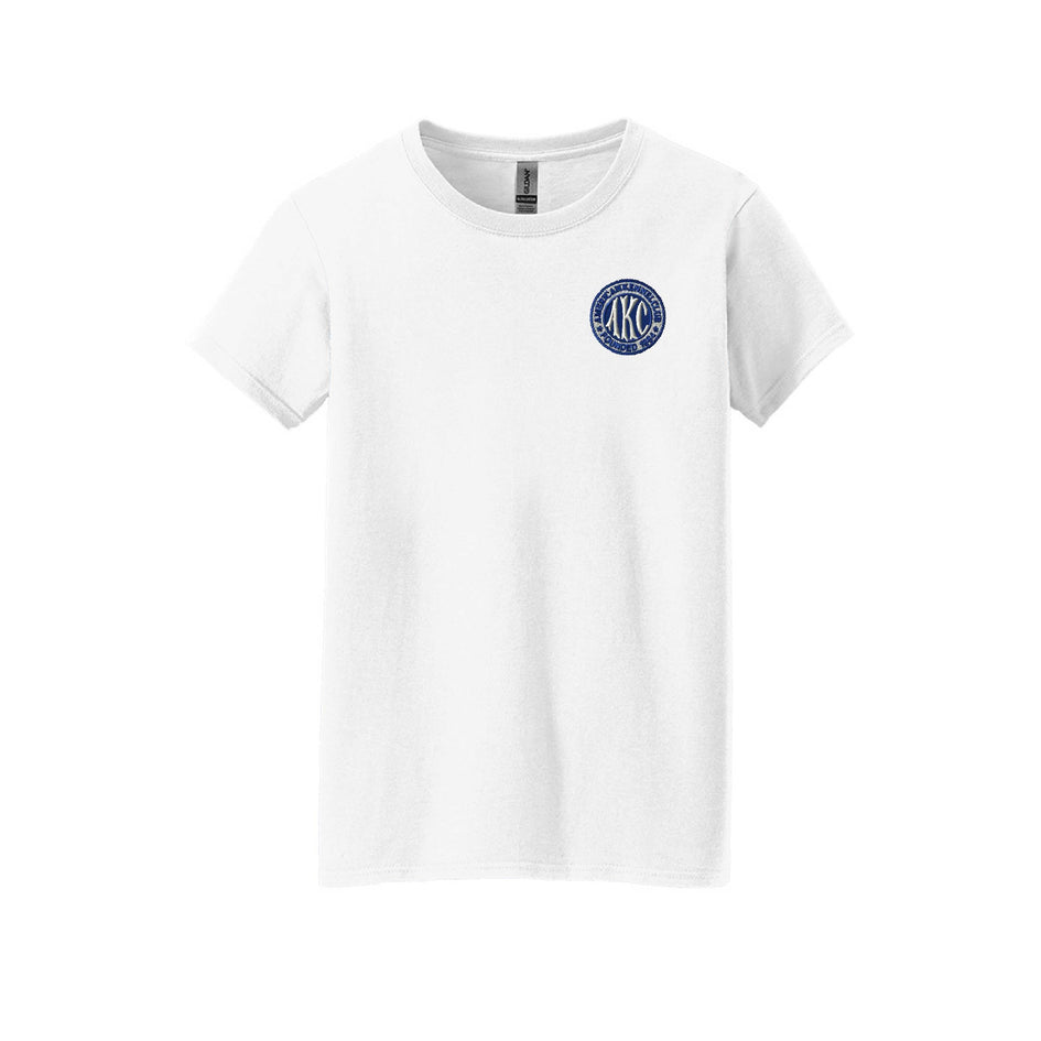 AKC Seal Embroidered Ladies T-Shirts