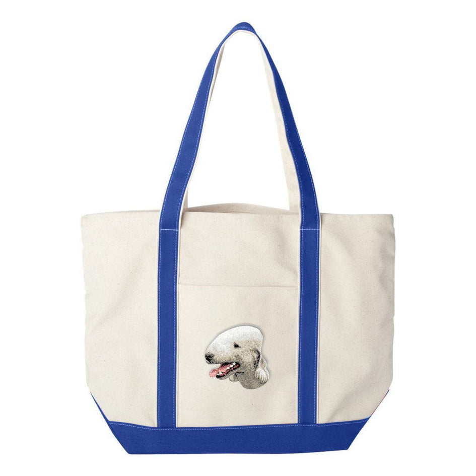 Bedlington Terrier Embroidered Tote Bag