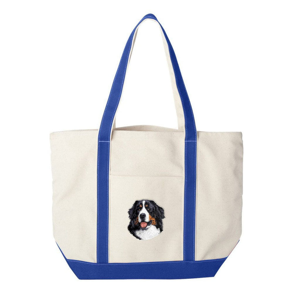 Bernese Mountain Dog Embroidered Tote Bag