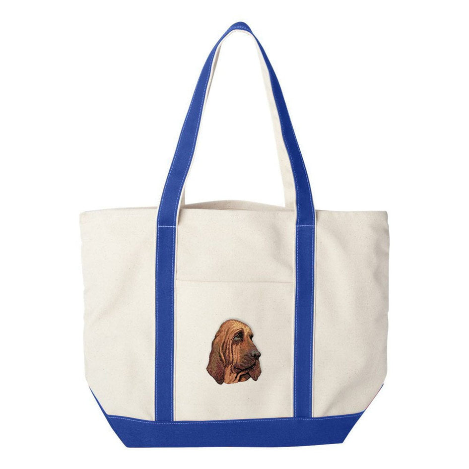 Bloodhound Embroidered Tote Bag