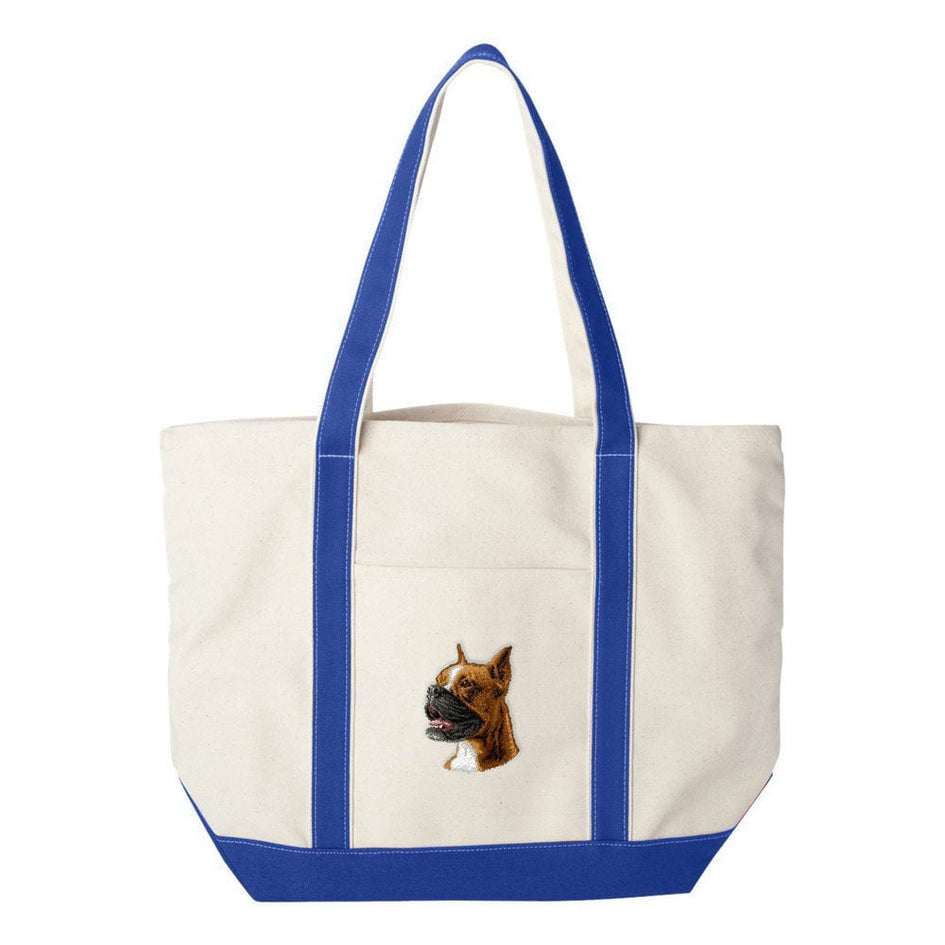Boxer Embroidered Tote Bag