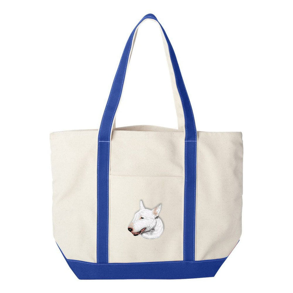 Bull Terrier Embroidered Tote Bag