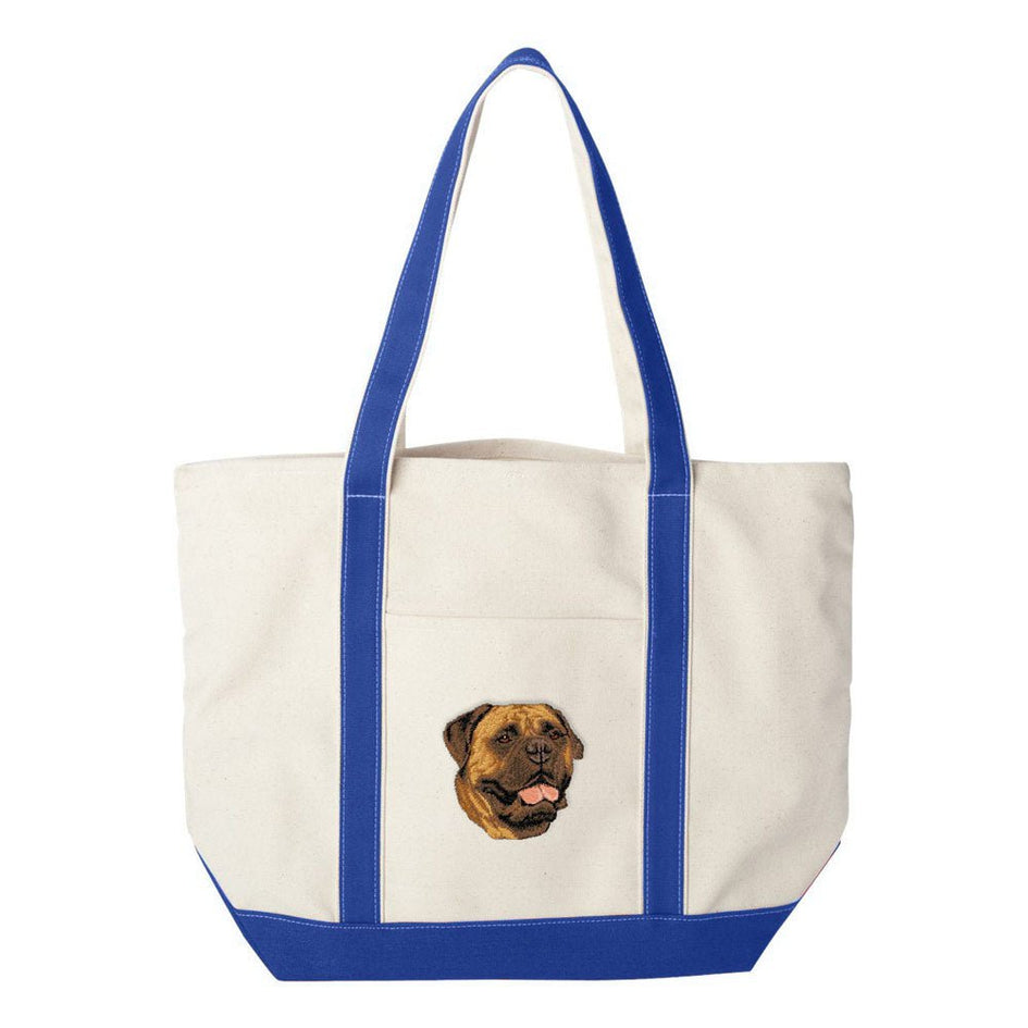 Bullmastiff Embroidered Tote Bag