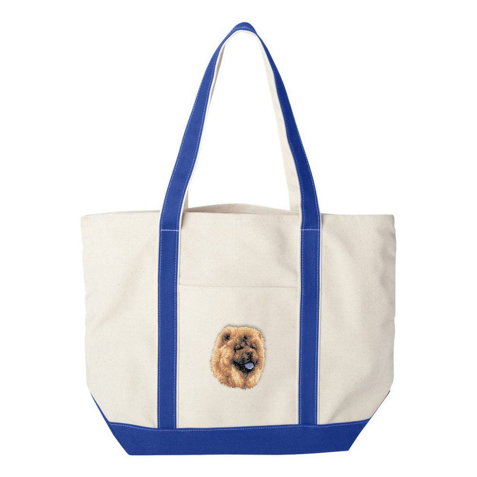 Chow Chow Embroidered Tote Bag