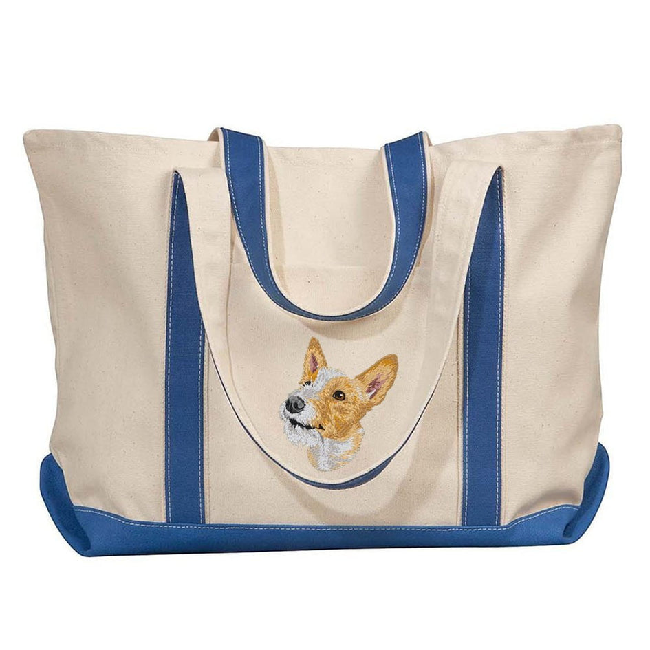 Portuguese Podengo Embroidered Tote Bag