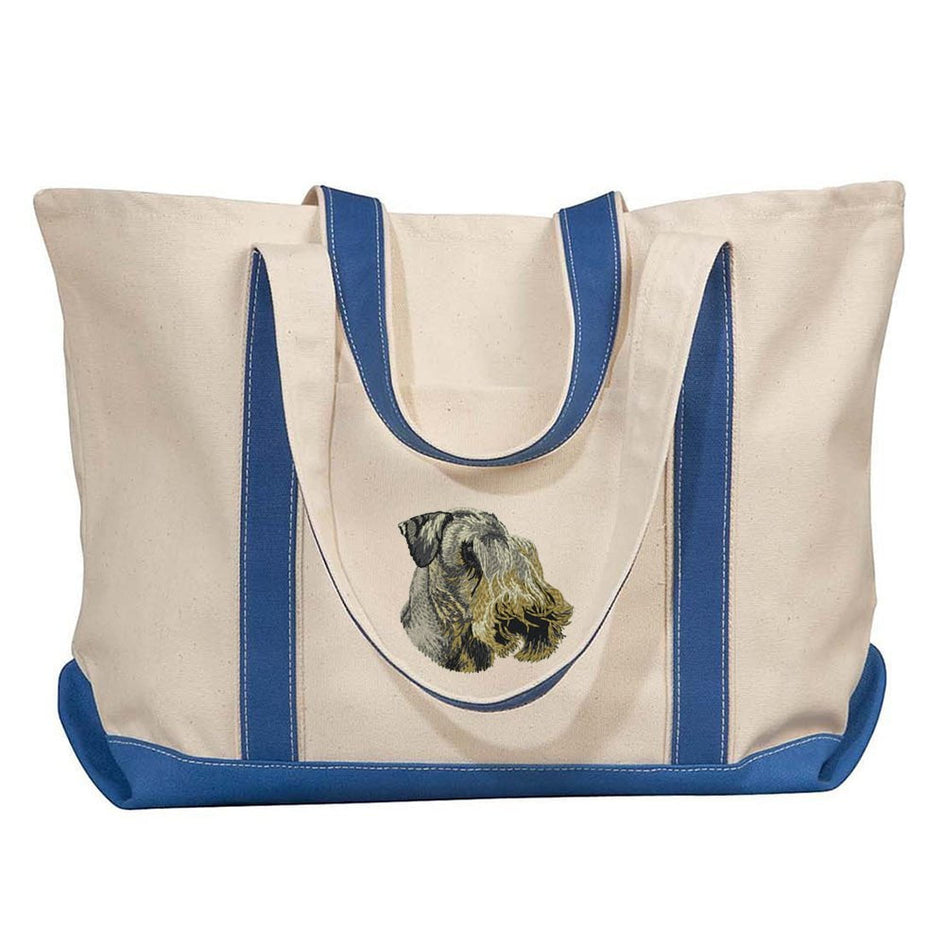 Cesky Terrier Embroidered Tote Bag