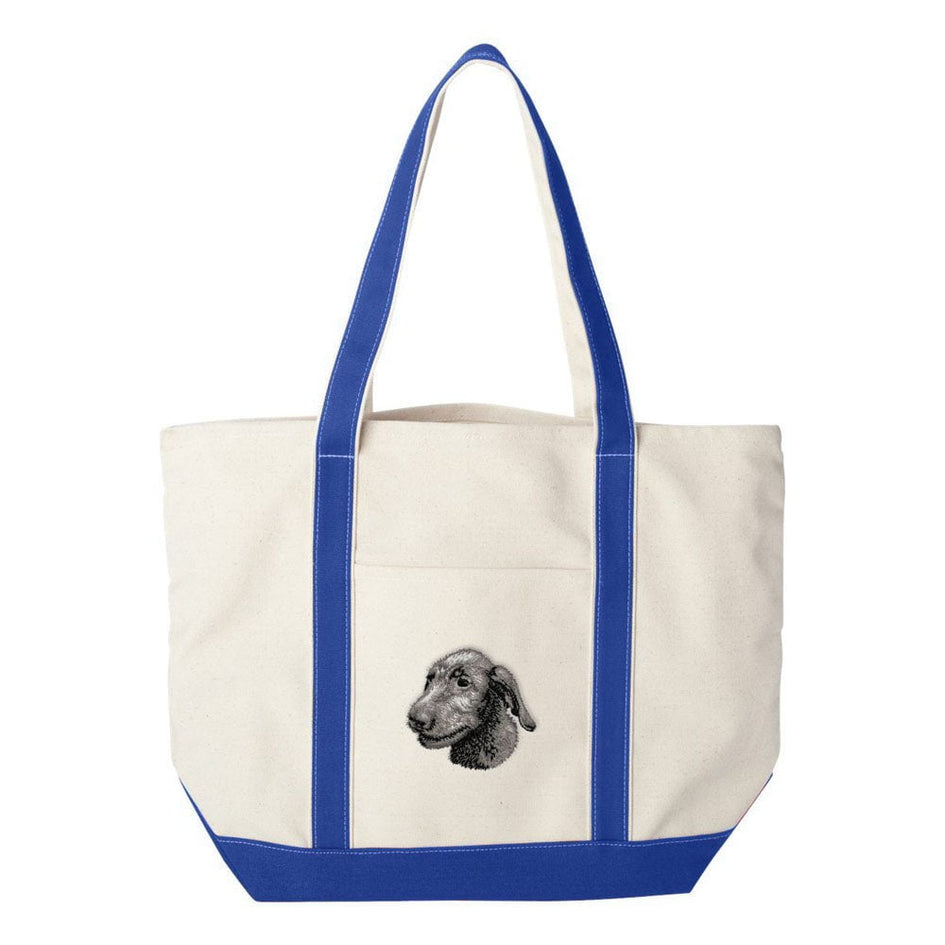 Irish Wolfhound Embroidered Tote Bag