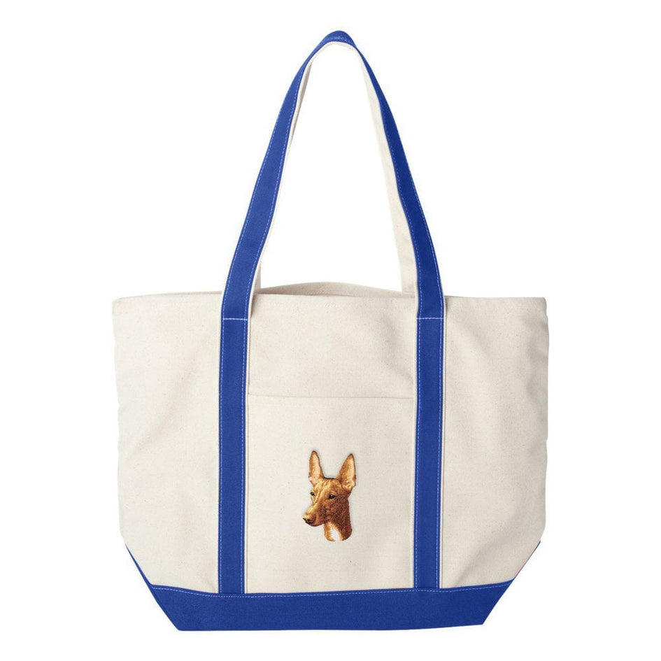 Pharaoh Hound Embroidered Tote Bag