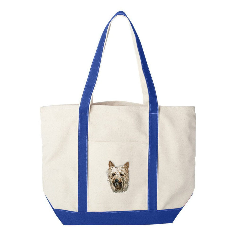 Silky Terrier Embroidered Tote Bag