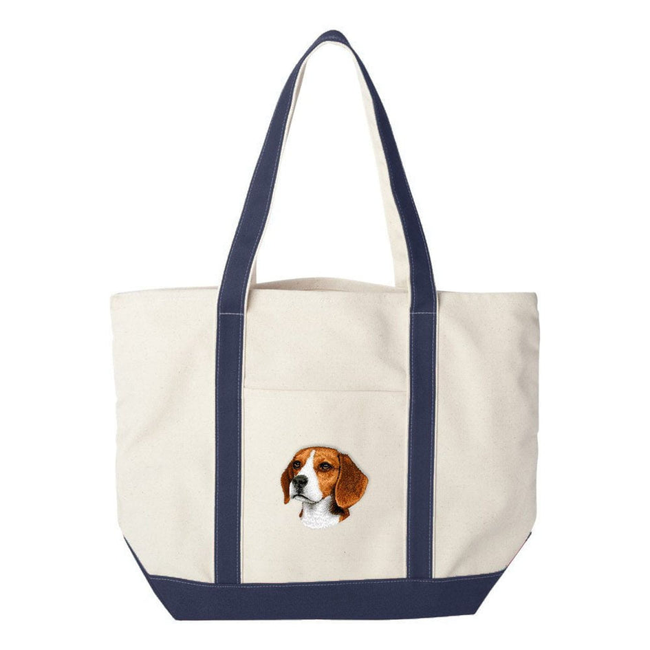 Beagle Embroidered Tote Bag