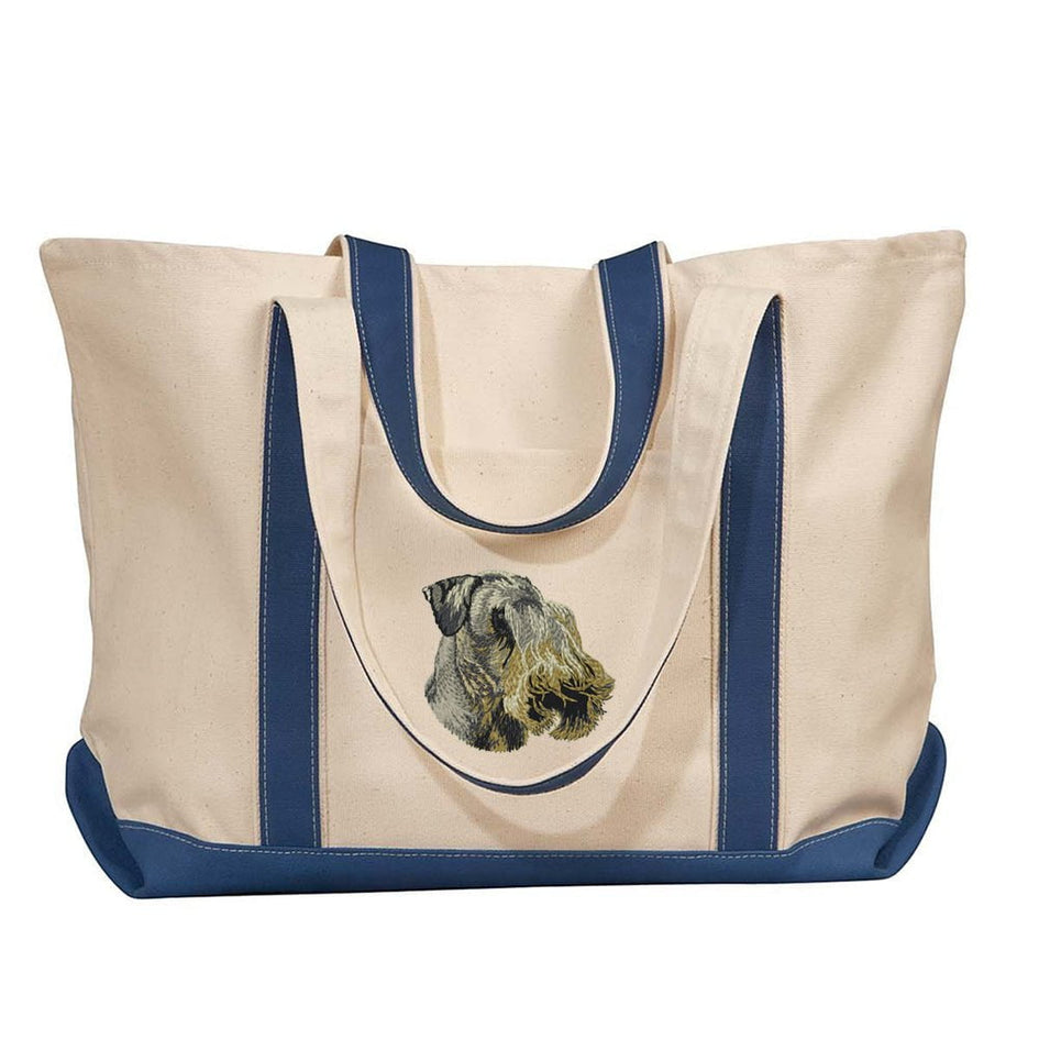 Cesky Terrier Embroidered Tote Bag