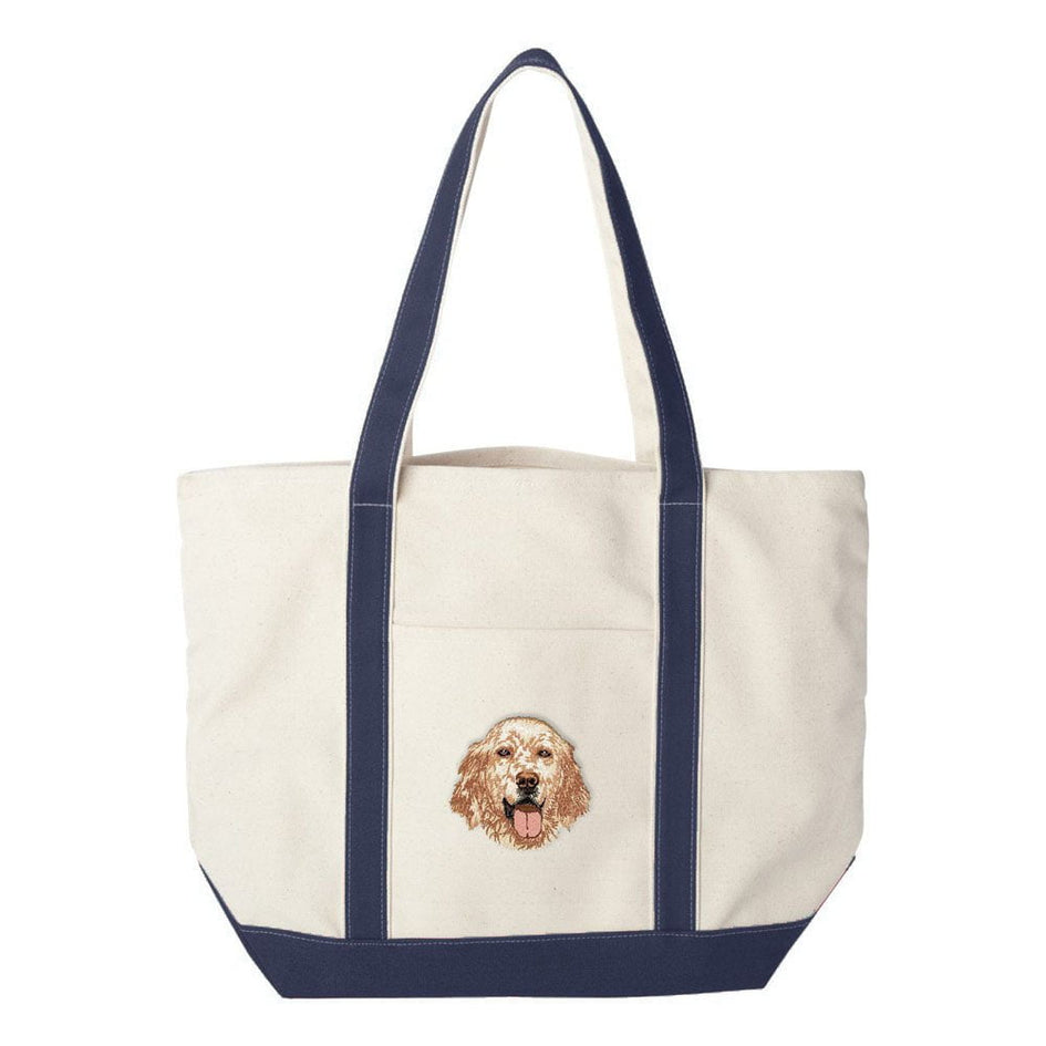 English Setter Embroidered Tote Bag