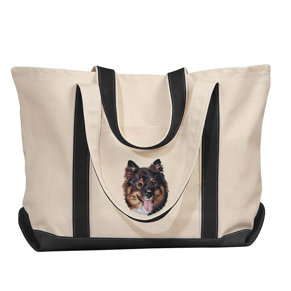 Finnish Lapphund Embroidered Tote Bag