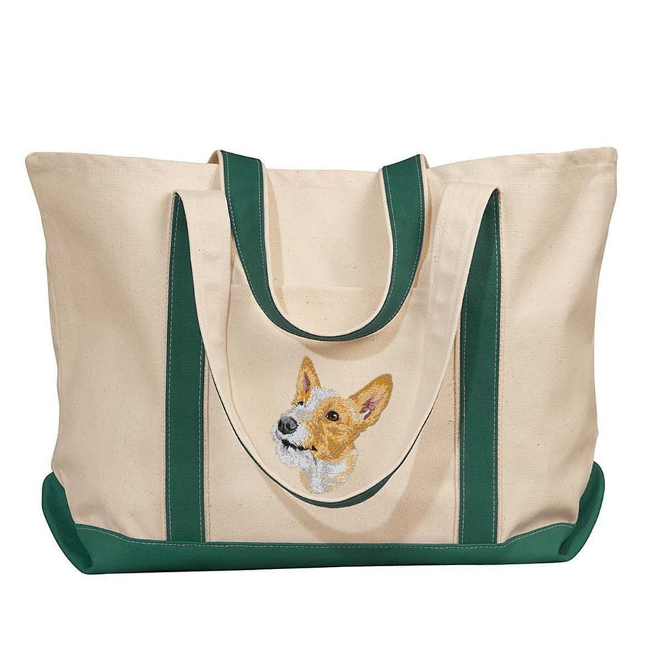 Portuguese Podengo Embroidered Tote Bag