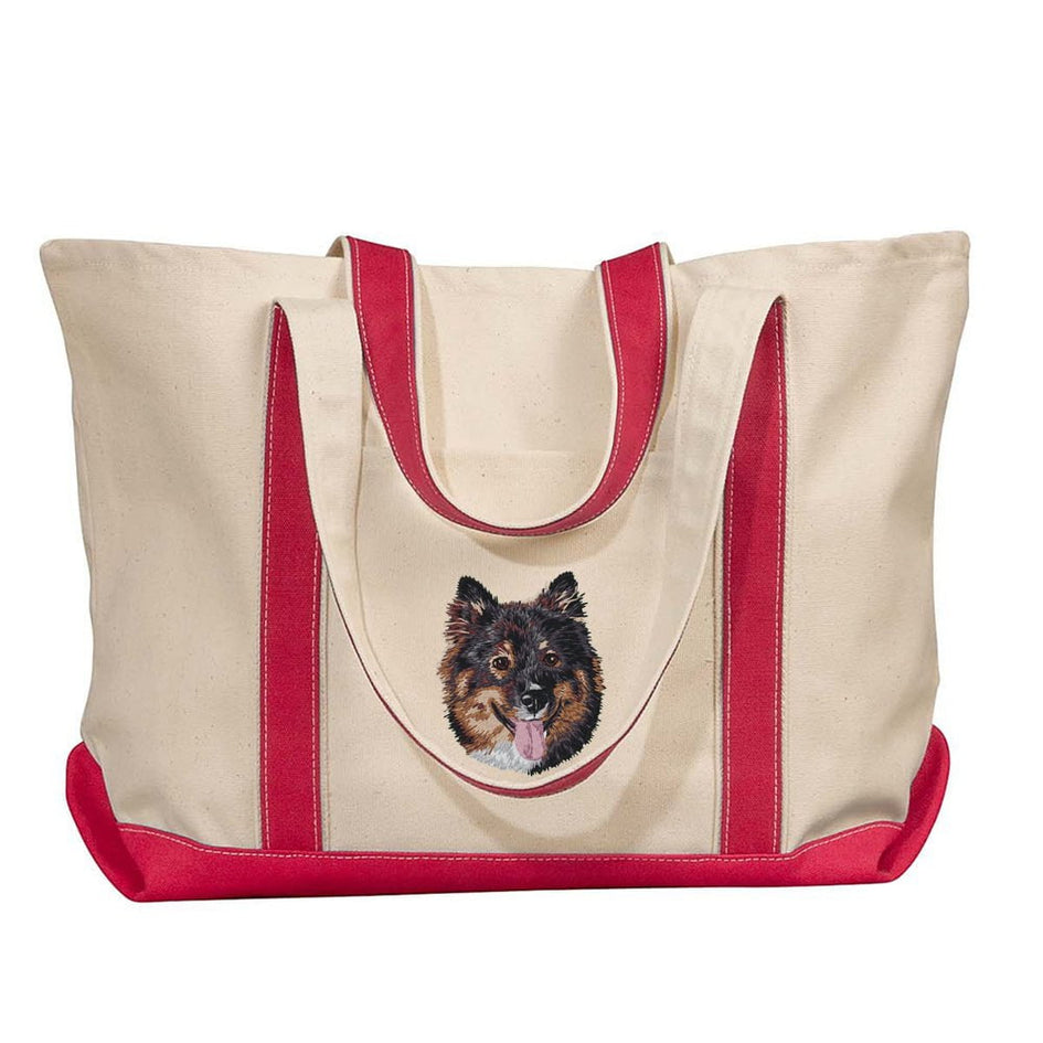 Finnish Lapphund Embroidered Tote Bag