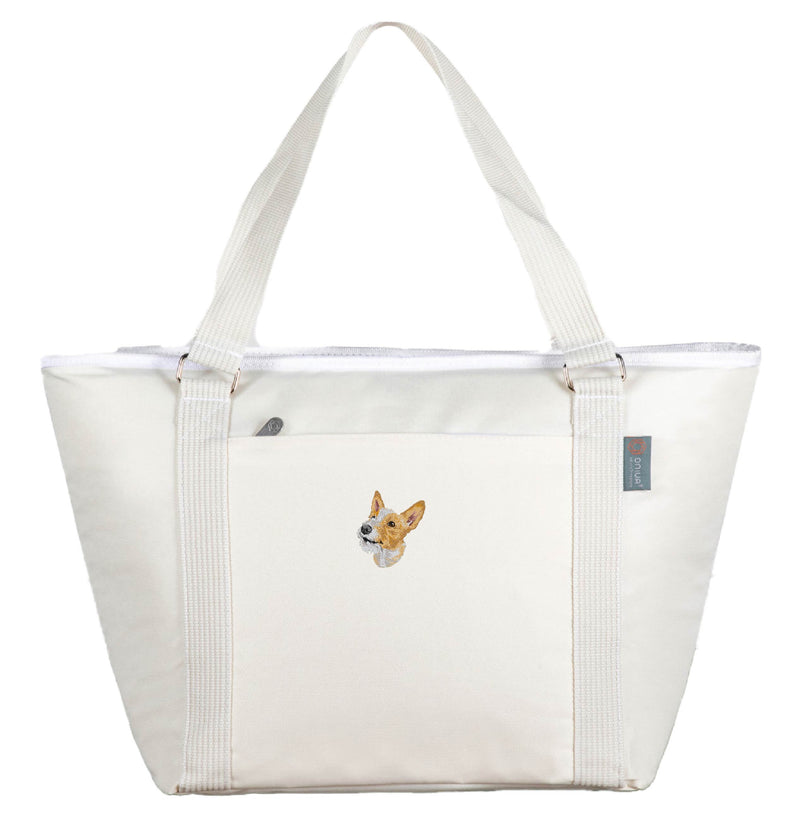 Portuguese Podengo Embroidered Topanga Cooler Tote Bag