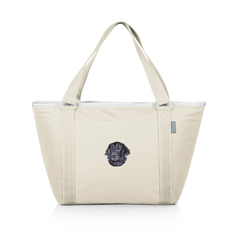 Flat-Coated Retriever Embroidered Topanga Cooler Tote Bag