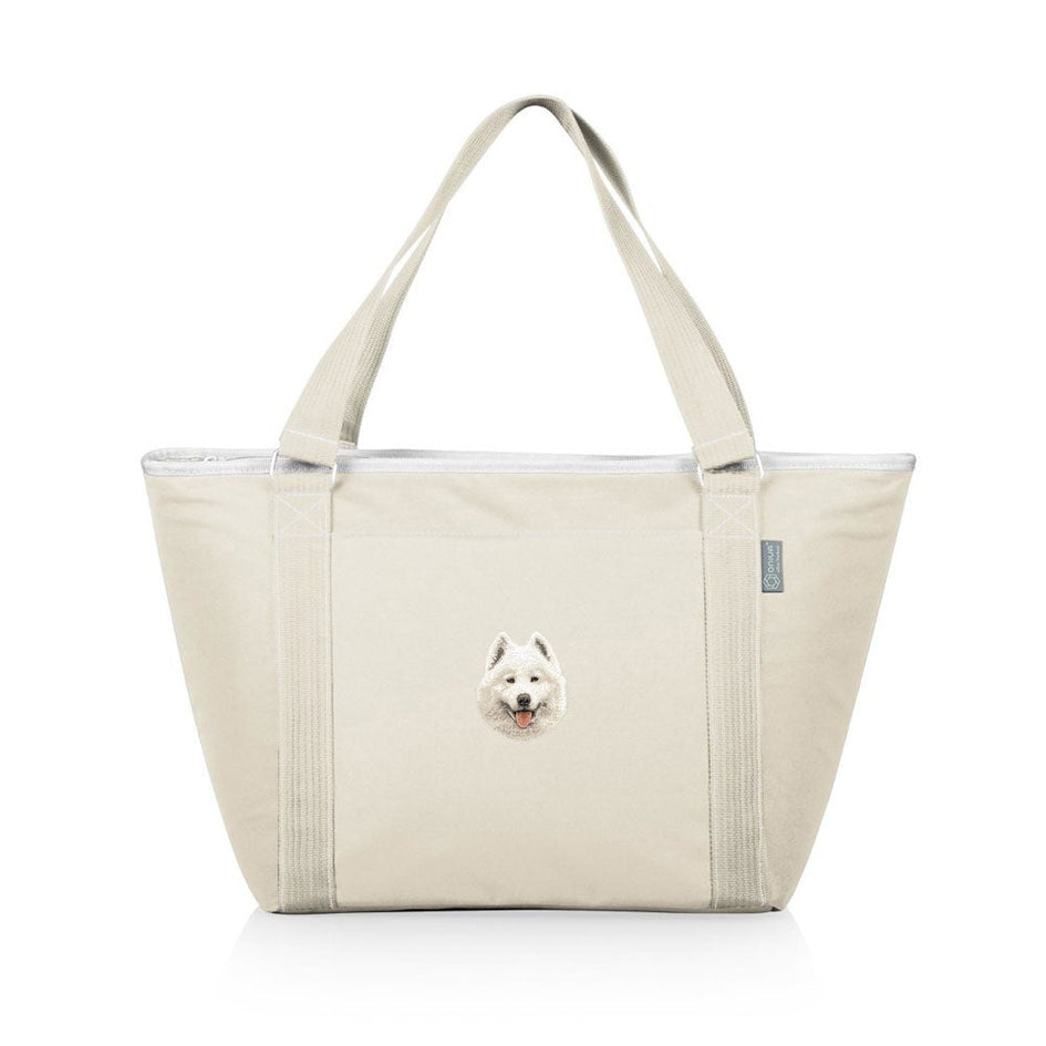 Samoyed Embroidered Topanga Cooler Tote Bag