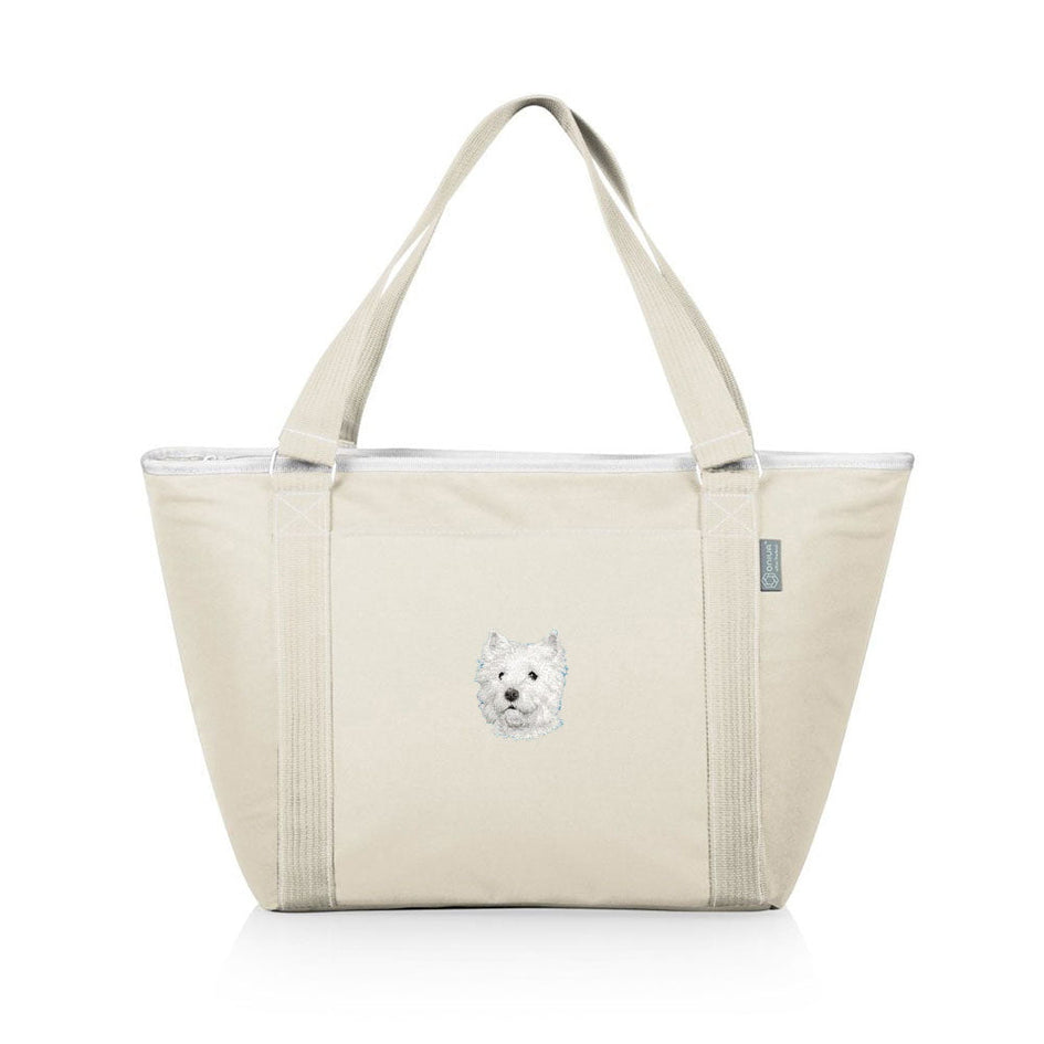West Highland White Terrier Embroidered Topanga Cooler Tote Bag