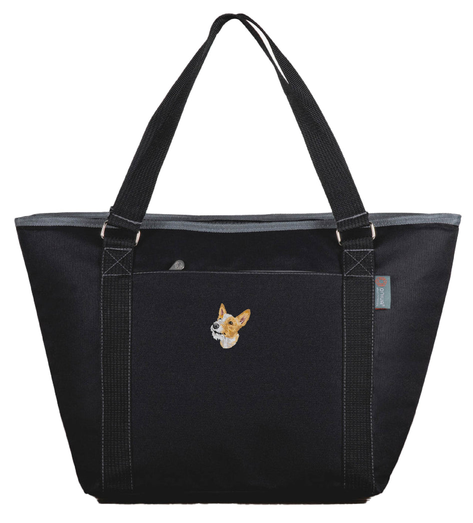 Portuguese Podengo Embroidered Topanga Cooler Tote Bag