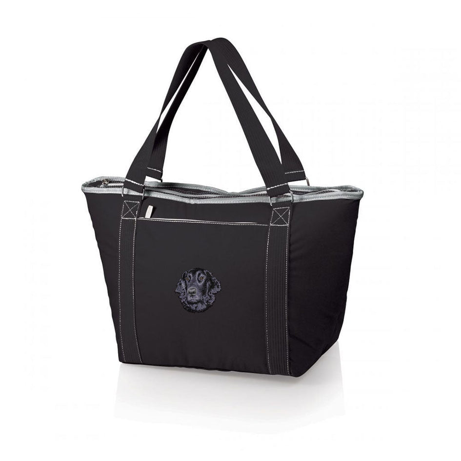 Flat-Coated Retriever Embroidered Topanga Cooler Tote Bag