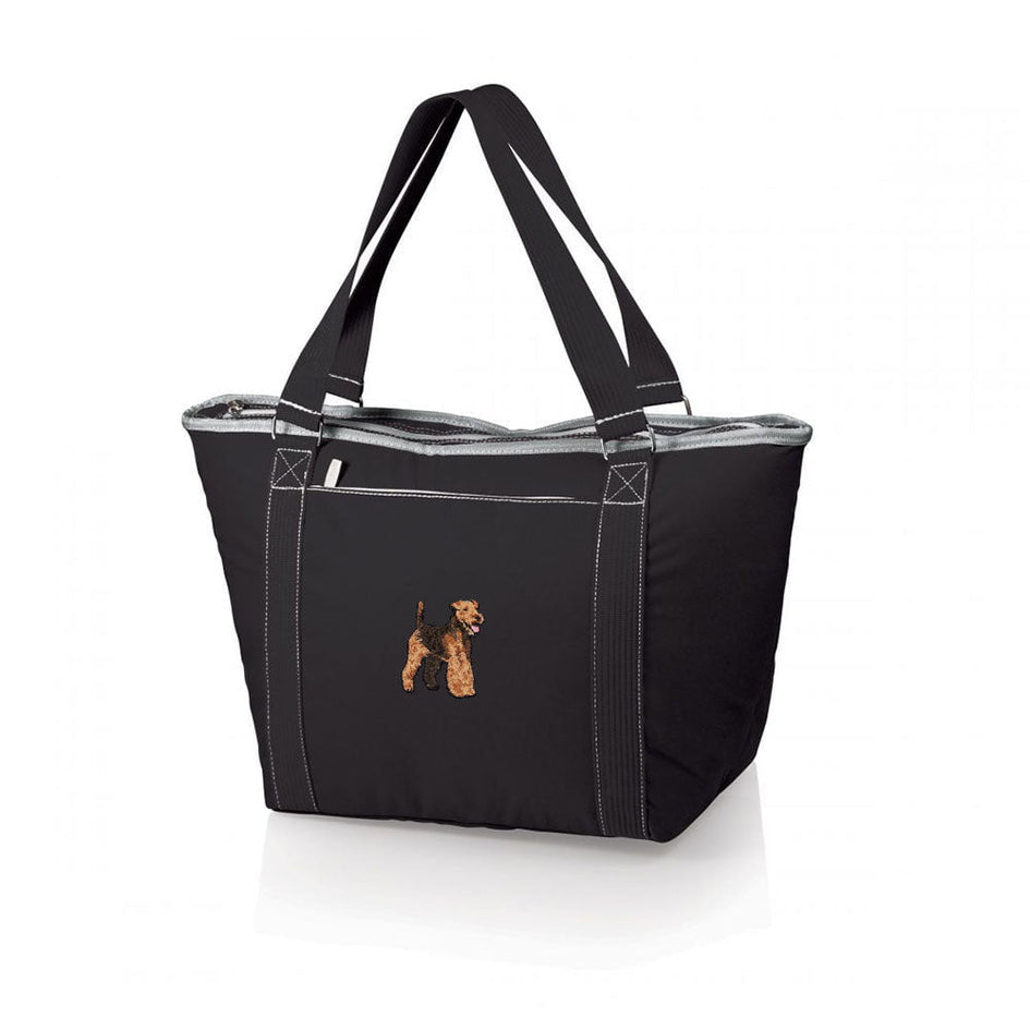 Welsh Terrier Embroidered Topanga Cooler Tote Bag
