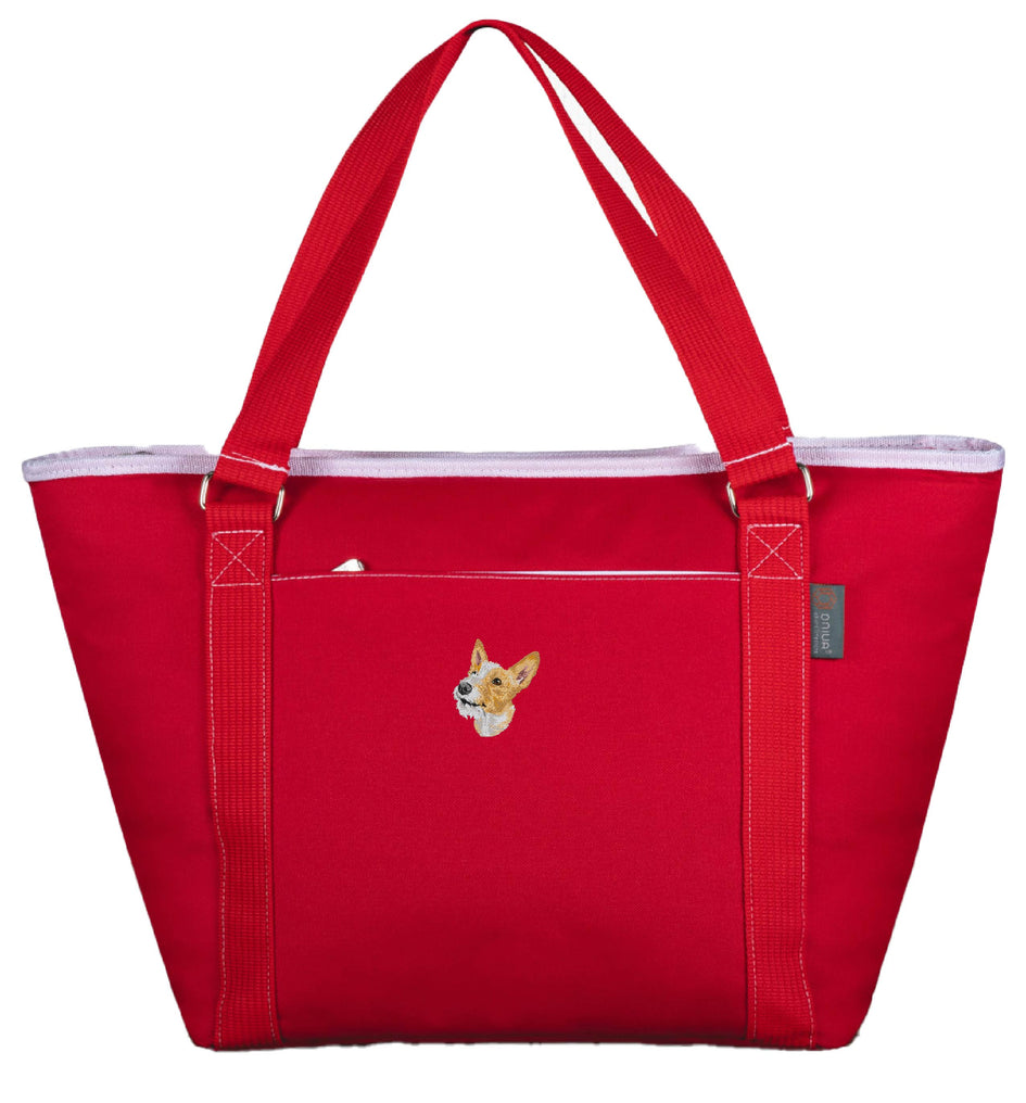 Portuguese Podengo Embroidered Topanga Cooler Tote Bag