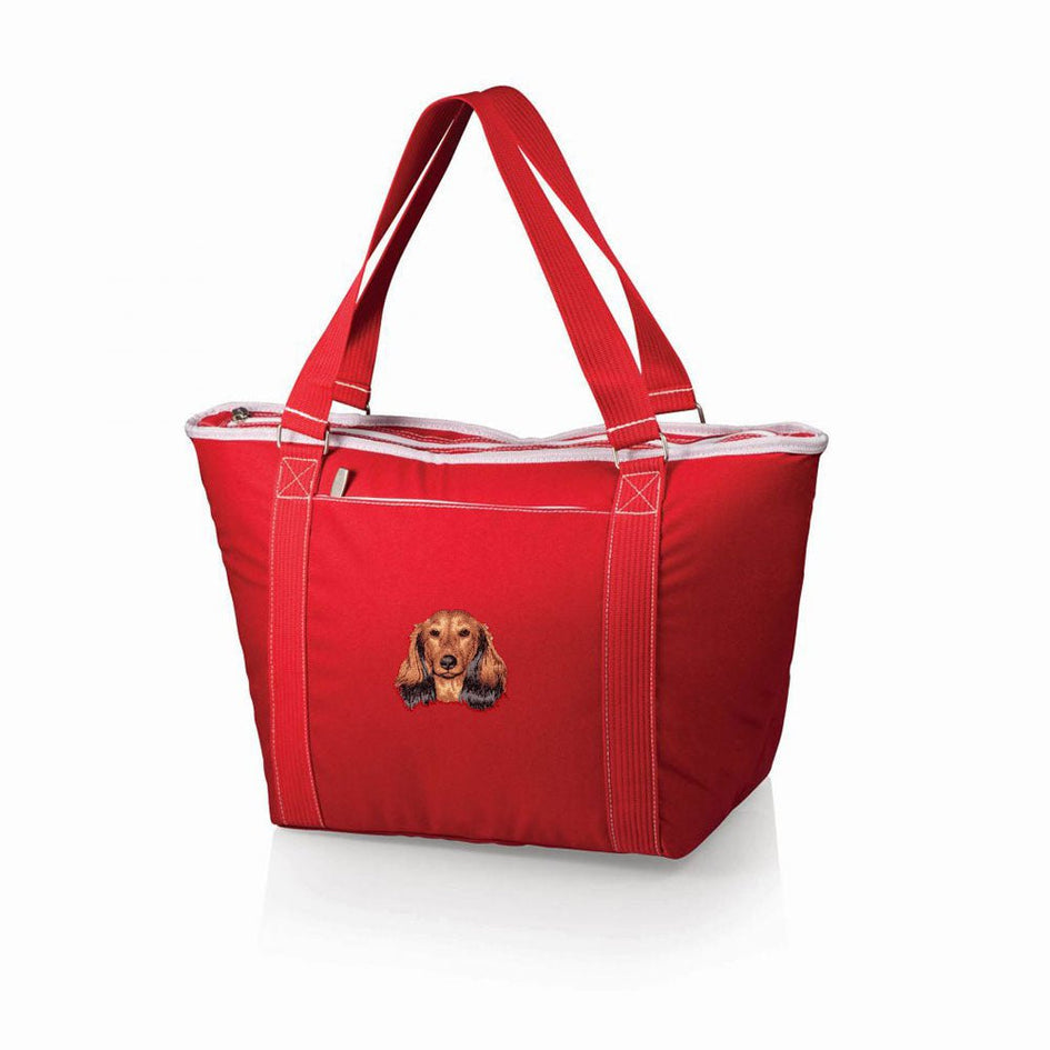 Dachshund Embroidered Topanga Cooler Tote Bag