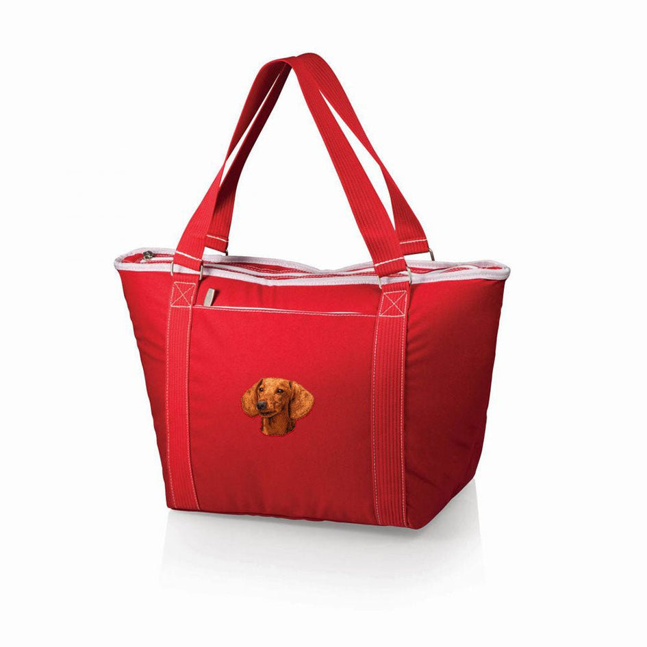 Dachshund Embroidered Topanga Cooler Tote Bag