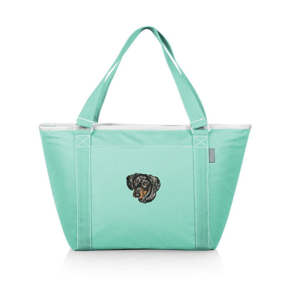 Dachshund Embroidered Topanga Cooler Tote Bag