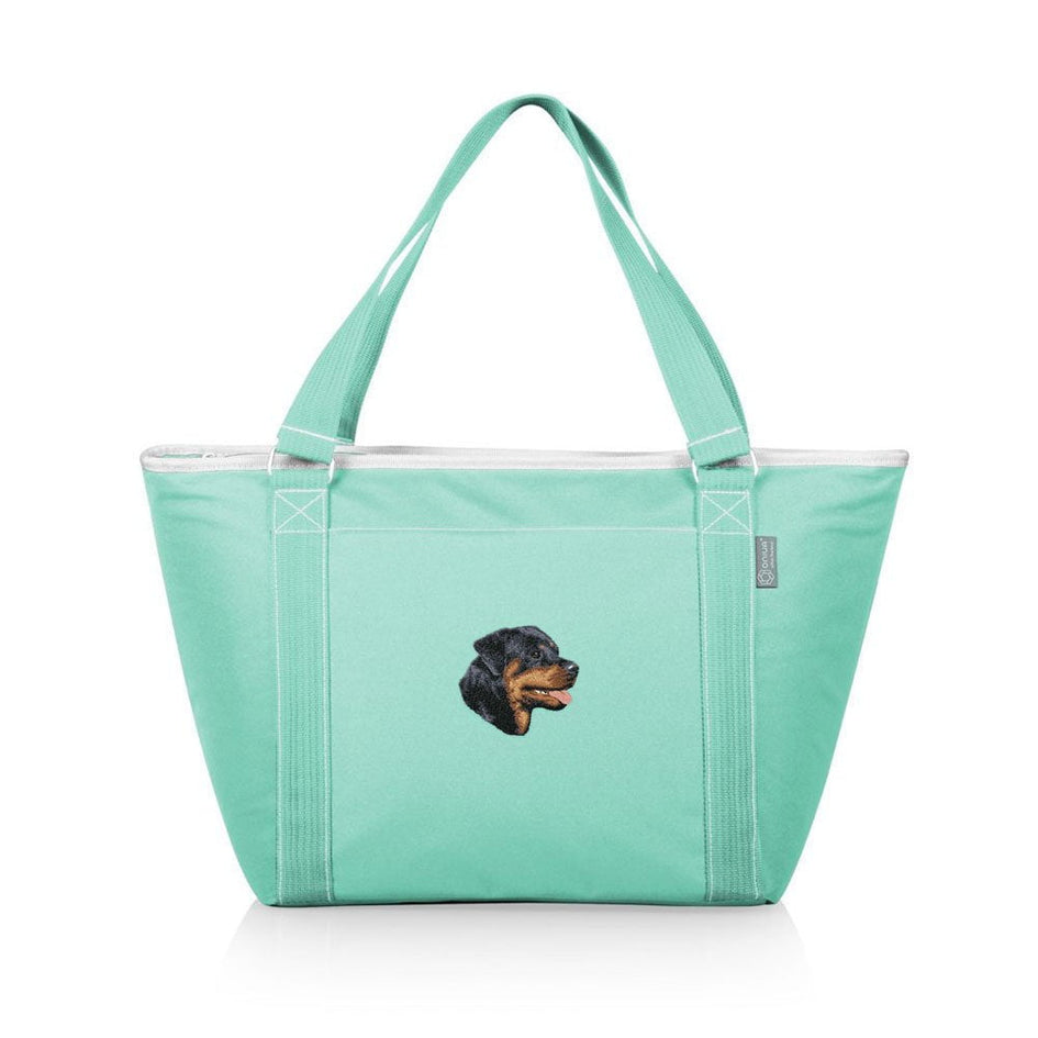 Rottweiler Embroidered Topanga Cooler Tote Bag