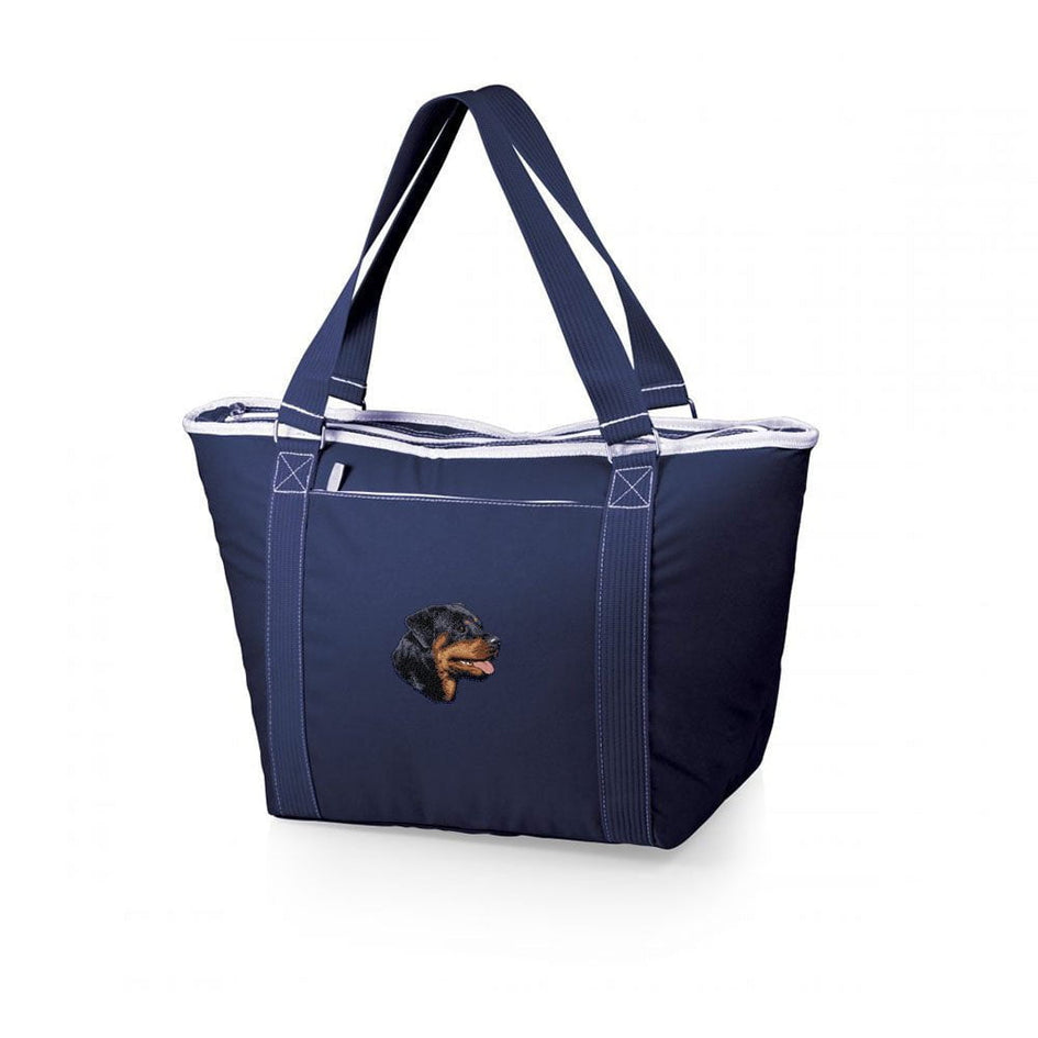 Rottweiler Embroidered Topanga Cooler Tote Bag