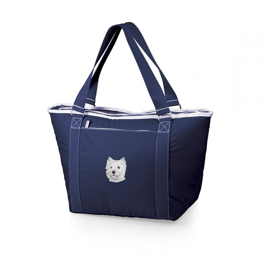 West Highland White Terrier Embroidered Topanga Cooler Tote Bag