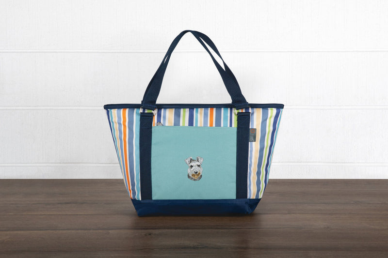 Miniature Schnauzer Embroidered Topanga Cooler Tote Bag