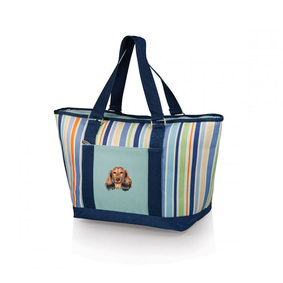 Dachshund Embroidered Topanga Cooler Tote Bag