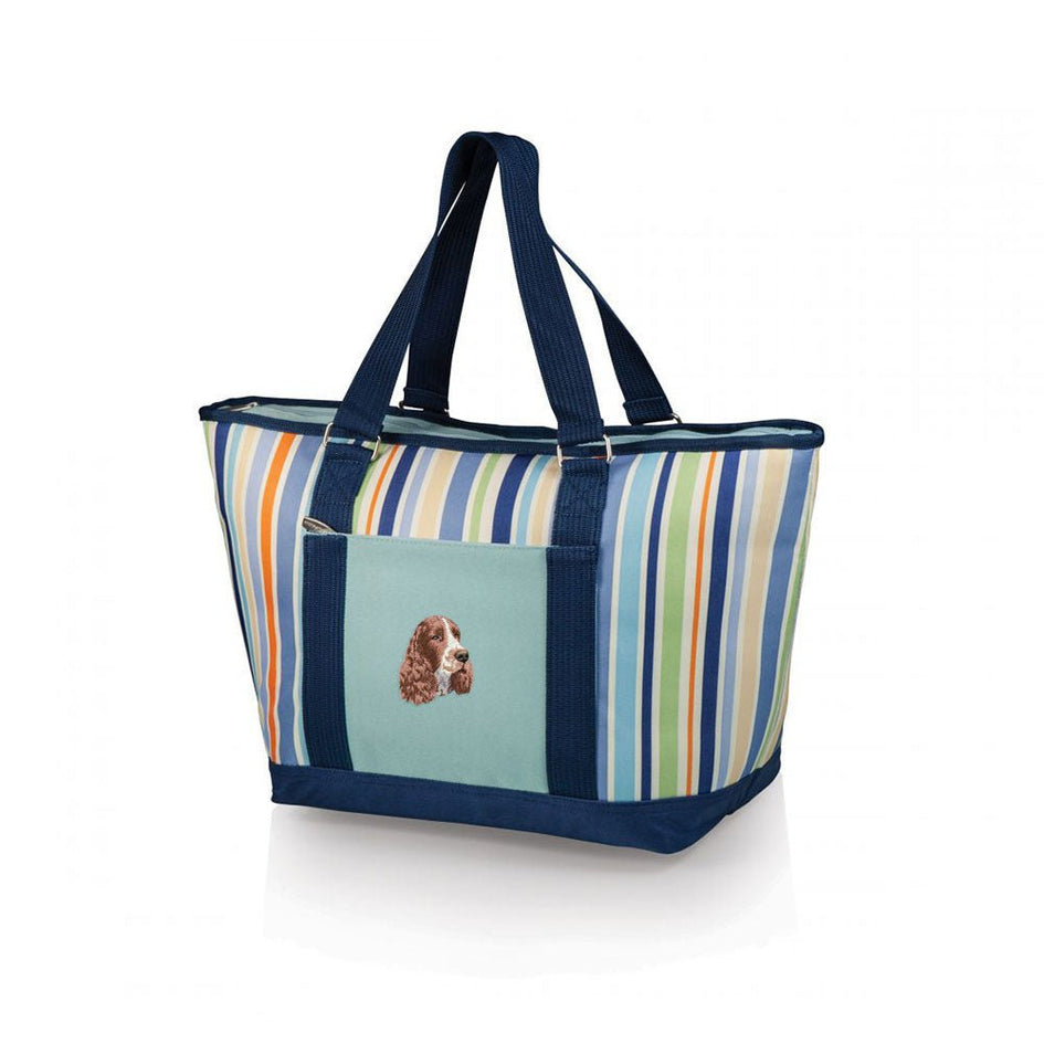English Springer Spaniel Embroidered Topanga Cooler Tote Bag