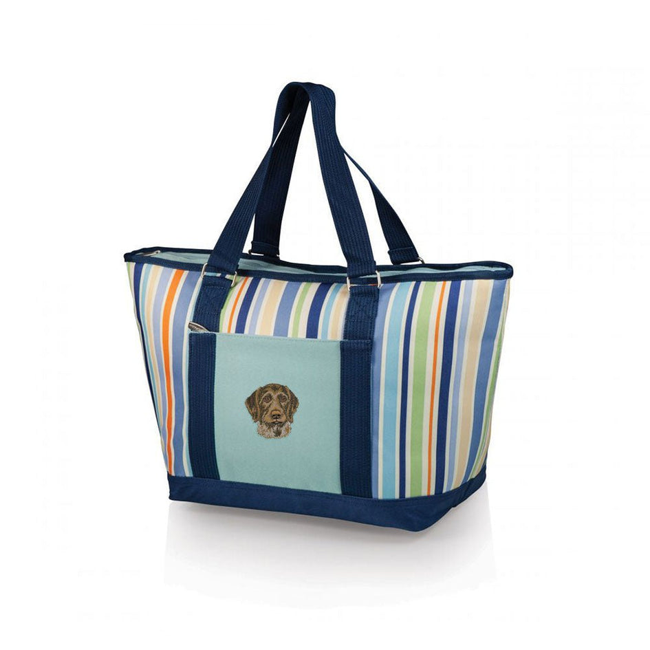 German Wirehaired Pointer Embroidered Topanga Cooler Tote Bag