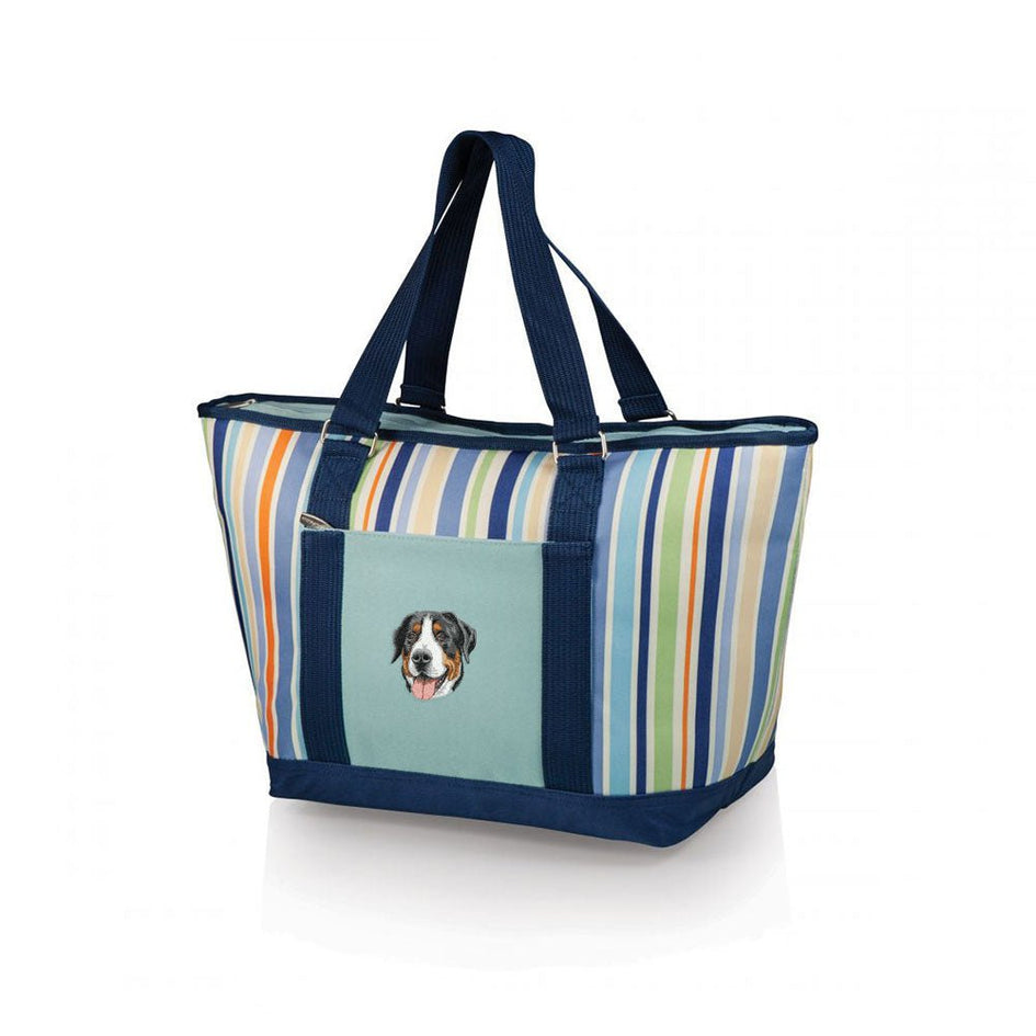 Greater Swiss Mountain Dog Embroidered Topanga Cooler Tote Bag