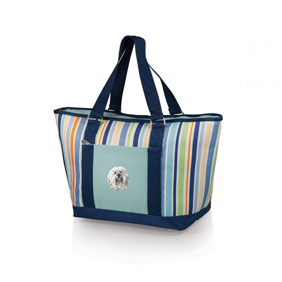 Tibetan Terrier Embroidered Topanga Cooler Tote Bag