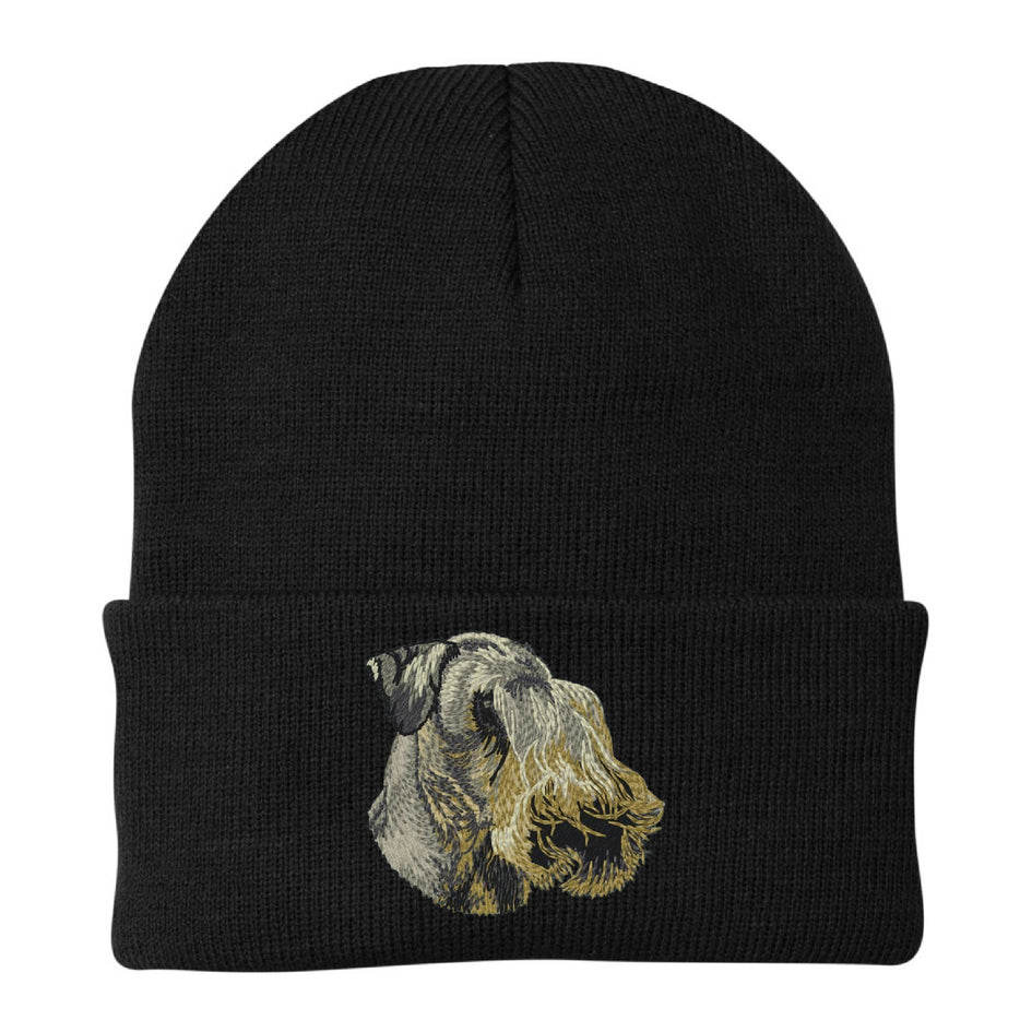 Cesky Terrier Embroidered Beanies