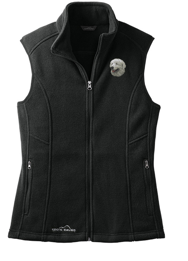 Kuvasz Embroidered Ladies Fleece Vest