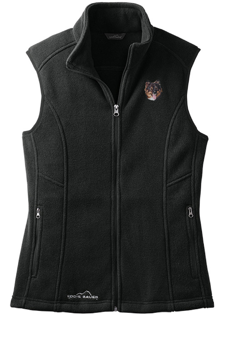 Finnish Lapphund Embroidered Ladies Fleece Vest