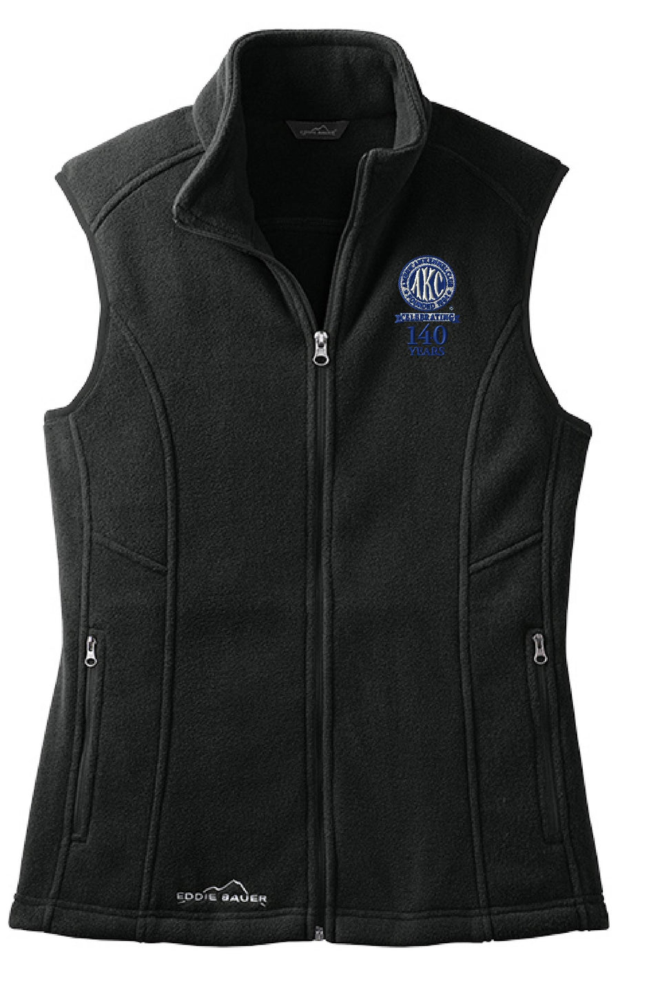 AKC 140th Anniversary  Embroidered Ladies Fleece Vest