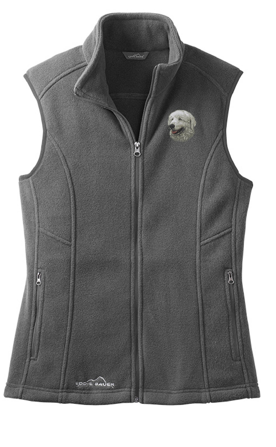 Kuvasz Embroidered Ladies Fleece Vest